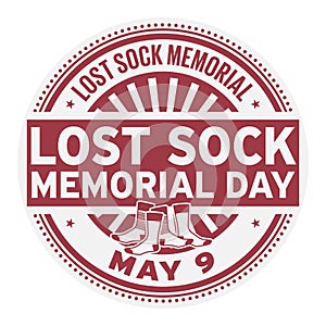 Lost Sock Memorial Day stamp