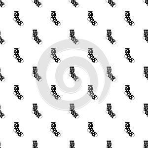 Lost sock pattern seamless vector