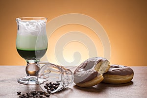 Lot of caffee lot of coffee variations on the plate