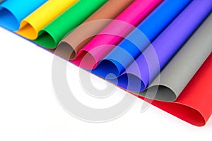 Lot of color paper for crafts idea