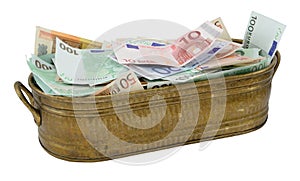 Lot of Euro money