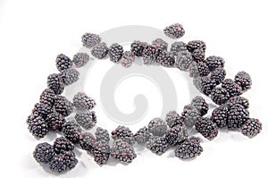 Lot of fresh sweet blackberry`s that look like something