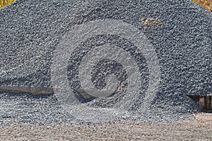 A lot of gravel stones - brita photo