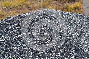 A lot of gravel stones - brita photo