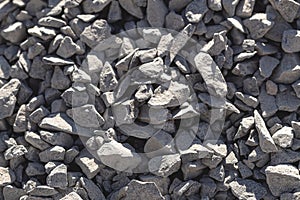 A lot of gravel stones - brita photo