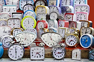 It is a lot of hours of alarm clocks in shop