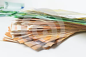 A lot off euros cash photo