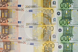 A lot off euros cash photo