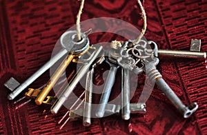 Lot of old keys
