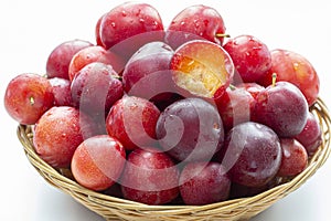 A lot of plums