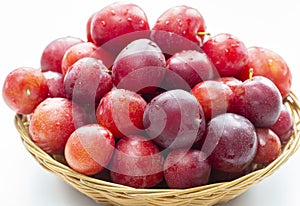 A lot of plums