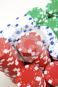 A lot of pokerchips