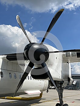 LOT Polish Airlines at WAW Chopin Airport in Warsaw, Poland