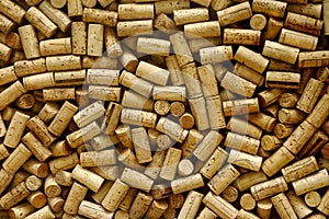 Lot of wine corks