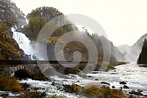 Lotefossen waterfall, Norway