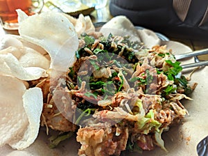 Lotek is an Indonesian traditional salad