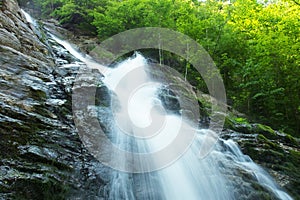 Lotrisor Waterfall in Cozia National Park Romania photo