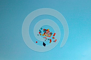 Lots of balloon flying in the sky during a program inaugurating ceremony.