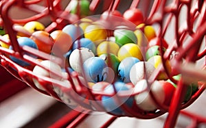 lots of balls for bingo games