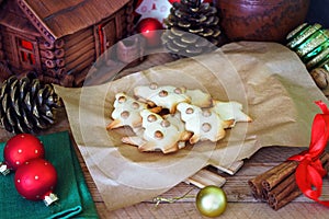 Lots of different homemade cookies for the Christmas