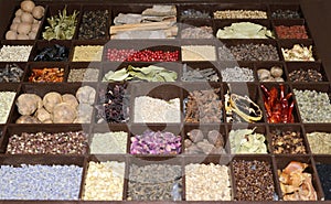 Lots of different spices