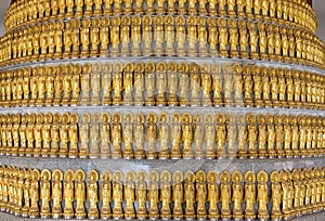 Lots Golden Statue of Guan Yin