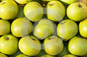 Lots of Green apples background
