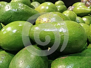 lots of green avocado