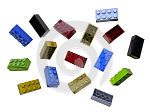 Lots of lego blocks