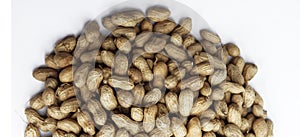 Lots of nuts. Healthy peanuts