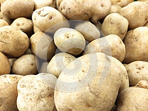 Lots of Potatoes in Market
