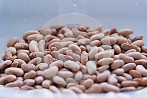 Lots of red beans.Beans close up.