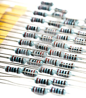 Lots of resistor electronic componet Concept of group and resistance, Electronic circuit resistors