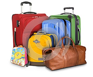 Lots of Travelling Suitcases