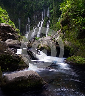 The Grand Galet Falls in Saint-Joseph on Reunion Island photo