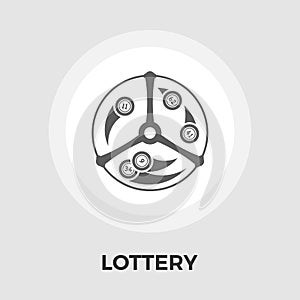 Lotteries vector flat icon