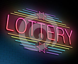 Lottery concept. photo