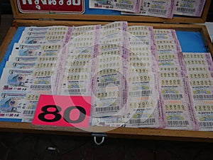 Lottery sold in Thailand