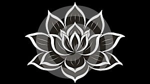 A lotus flower, a botanical marvel