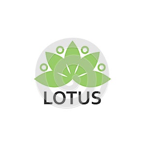 LOTUS Flower Creative Logo Or Symbol Template Icon Design. photo