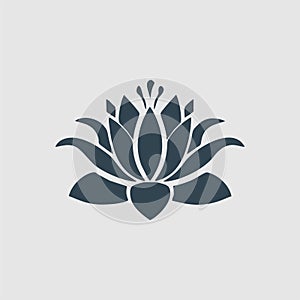 The lotus flower logo inspiration