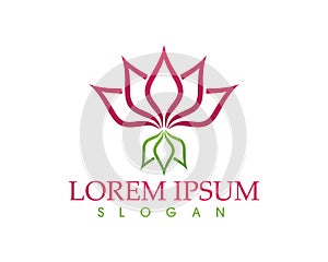 Lotus Flower Sign for Wellness, Spa and Yoga