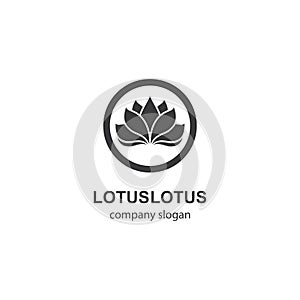 Lotus logo template vector icon