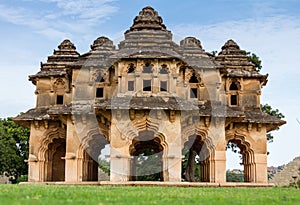 Lotus Mahal of Hampi Ruins photo