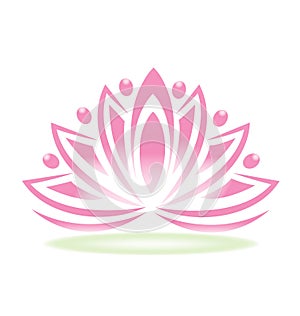 Lotus people flower logo