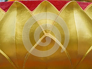 Lotus Petals of Buddha statue.