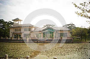 Lotus pond landscape