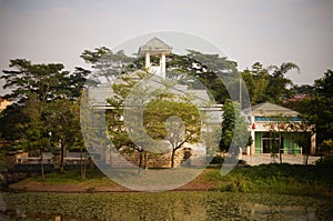 Lotus pond landscape