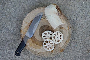 Lotus root cuisine