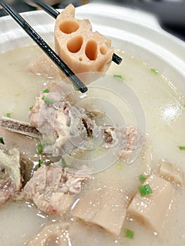 Lotus Root and Rib soup